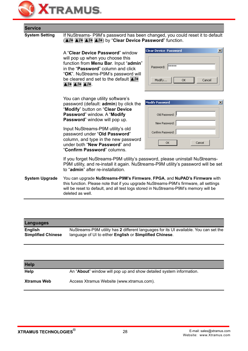 Xtramus NuStreams-P9M V2.1 User Manual | Page 28 / 46
