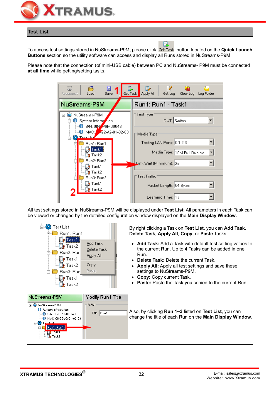 Xtramus NuStreams-P9M V2.1 User Manual | Page 32 / 46