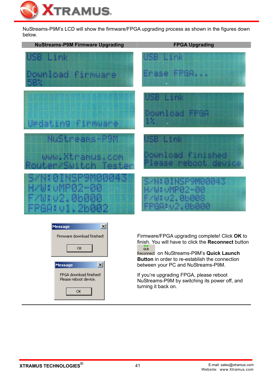 Xtramus NuStreams-P9M V2.1 User Manual | Page 41 / 46