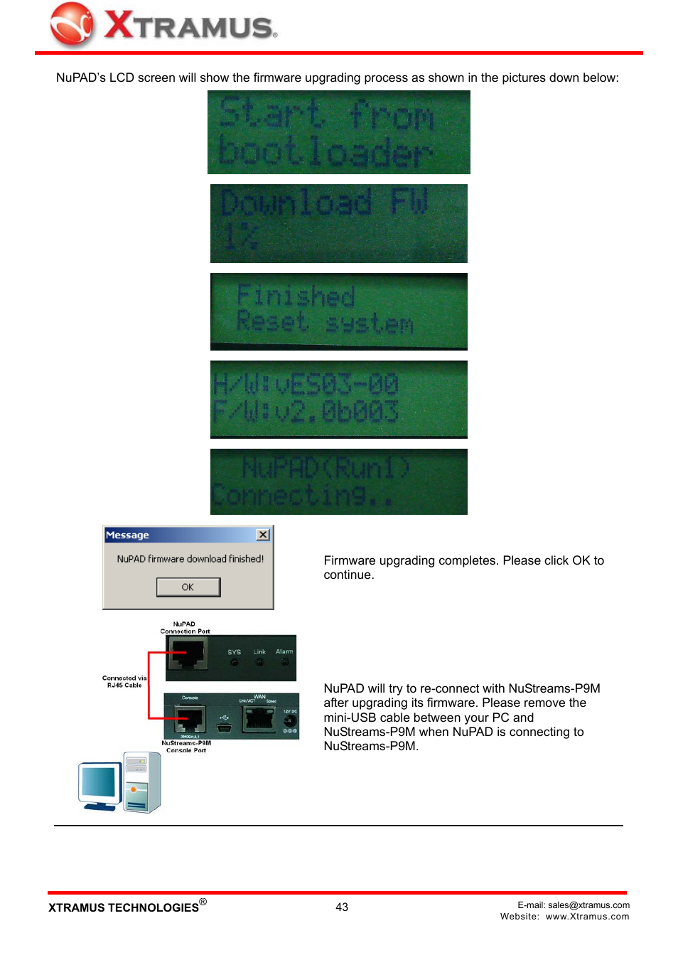 Xtramus NuStreams-P9M V2.1 User Manual | Page 43 / 46