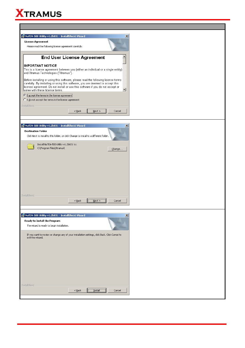 Xtramus NuTEA-551 V1.2 User Manual | Page 22 / 45