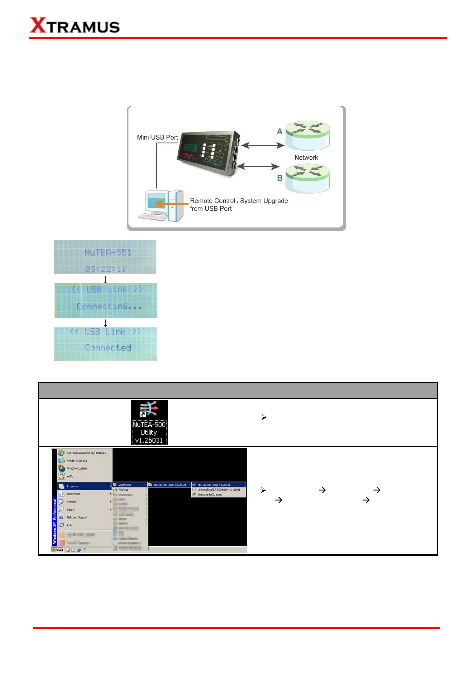 Starting nutea-551 utility software & demo mode | Xtramus NuTEA-551 V1.2 User Manual | Page 25 / 45