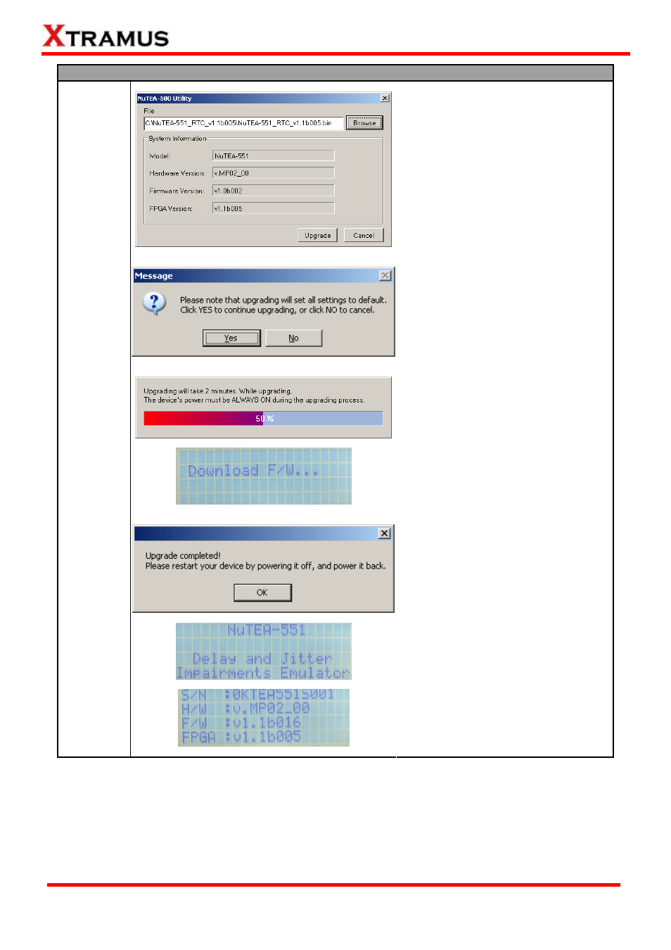 Xtramus NuTEA-551 V1.2 User Manual | Page 31 / 45