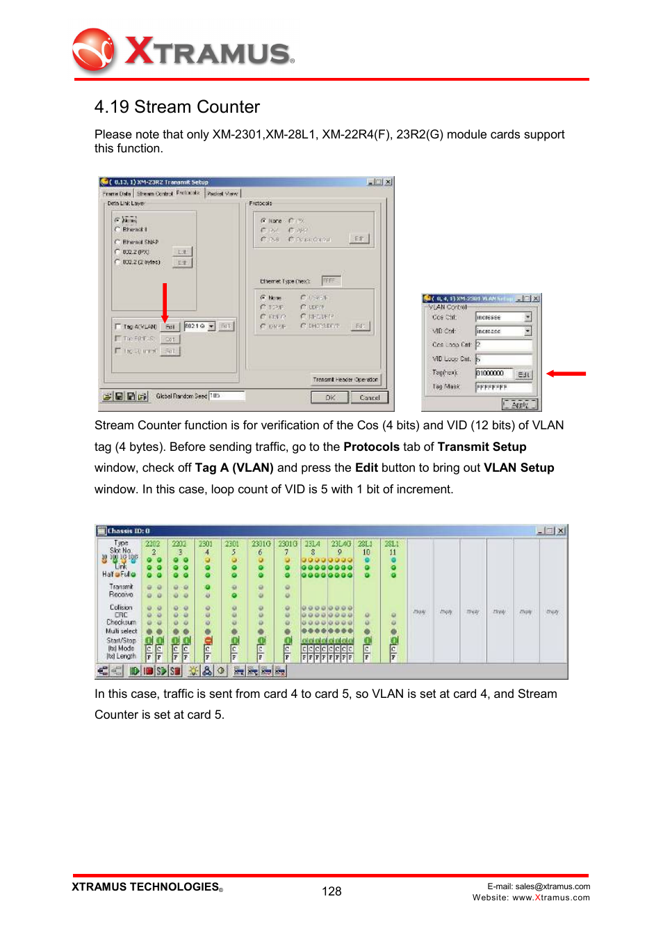19 stream counter | Xtramus NuWIN V1.1 User Manual | Page 133 / 171