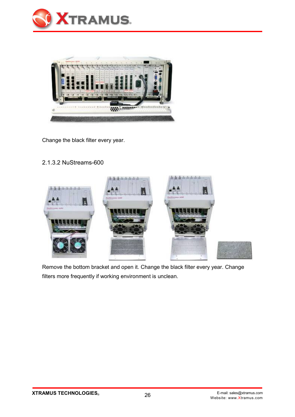 2 nustreams-600 | Xtramus NuWIN V1.1 User Manual | Page 31 / 171