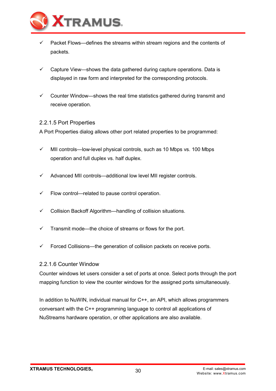Xtramus NuWIN V1.1 User Manual | Page 35 / 171