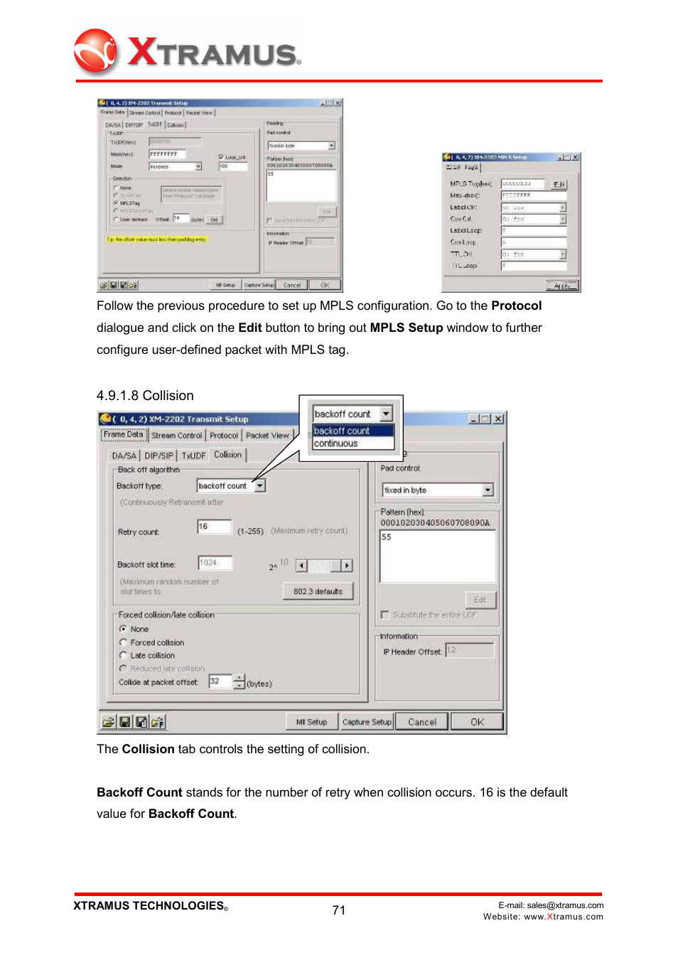 8 collision | Xtramus NuWIN V1.1 User Manual | Page 76 / 171