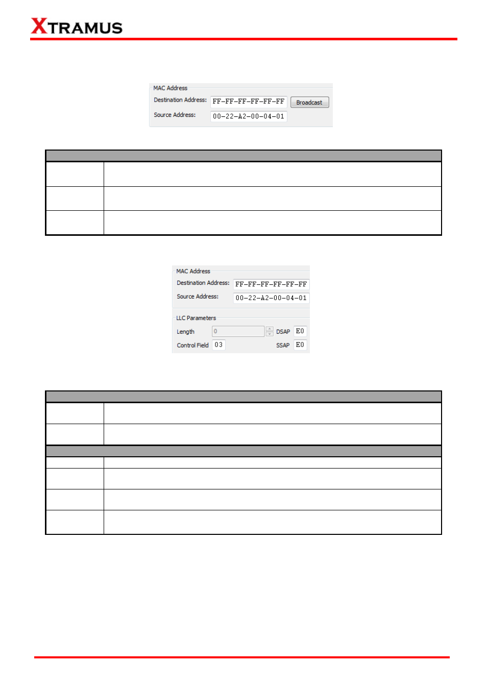 Link layer type, Ethernet ii | Xtramus NuWIN-RM V1.4 User Manual | Page 100 / 111