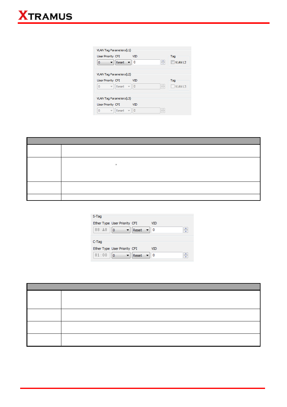 Tags, Vlan, Q-in-q | Xtramus NuWIN-RM V1.4 User Manual | Page 102 / 111