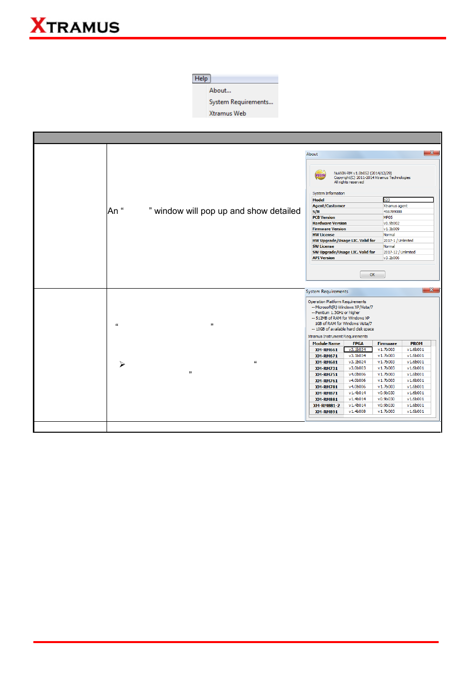 Help | Xtramus NuWIN-RM V1.4 User Manual | Page 27 / 111