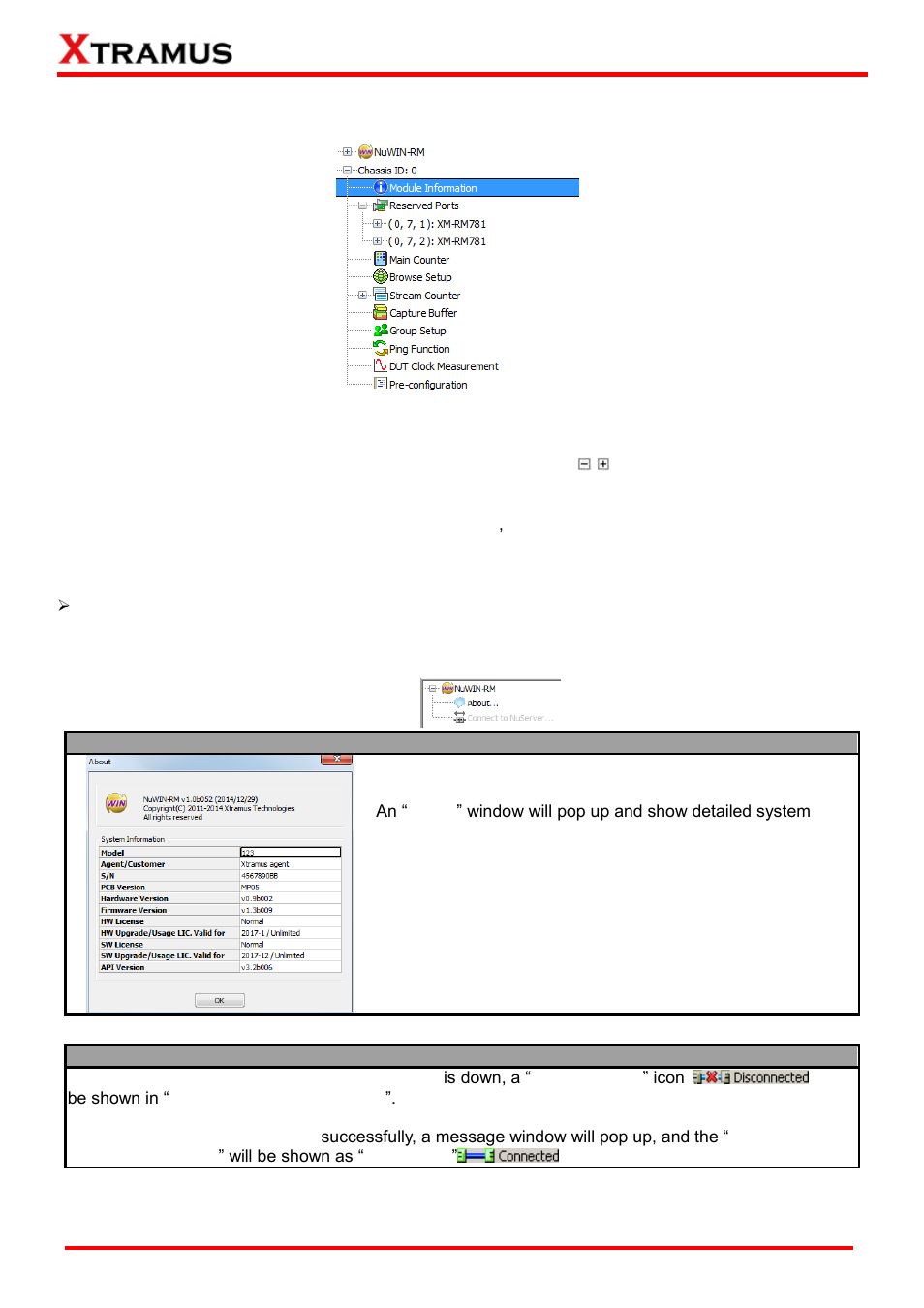 Module info/configuration list | Xtramus NuWIN-RM V1.4 User Manual | Page 31 / 111