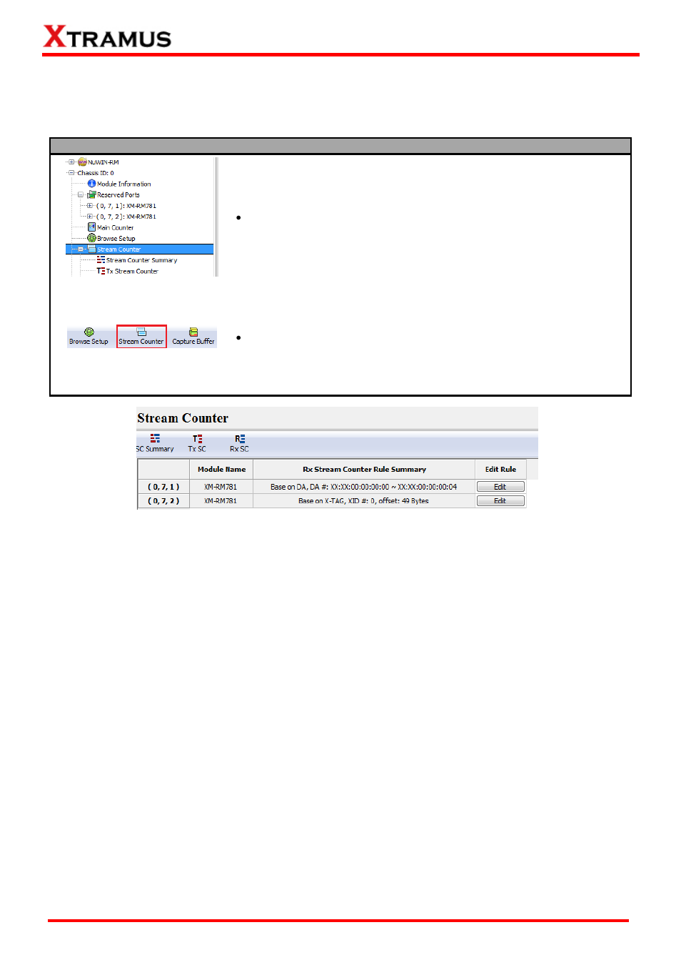 Stream counter | Xtramus NuWIN-RM V1.4 User Manual | Page 69 / 111