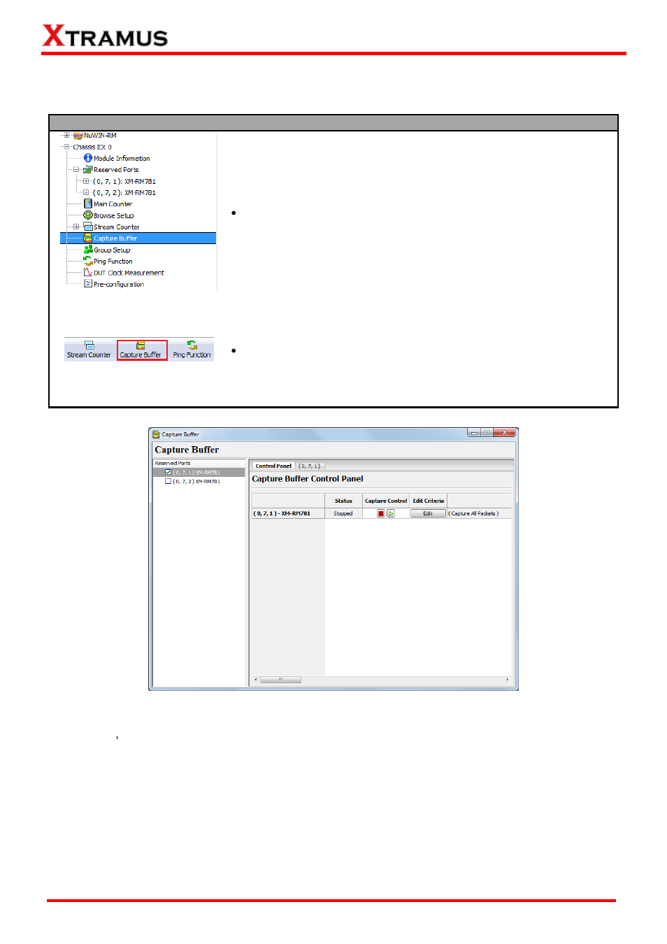 Capture buffer | Xtramus NuWIN-RM V1.4 User Manual | Page 73 / 111