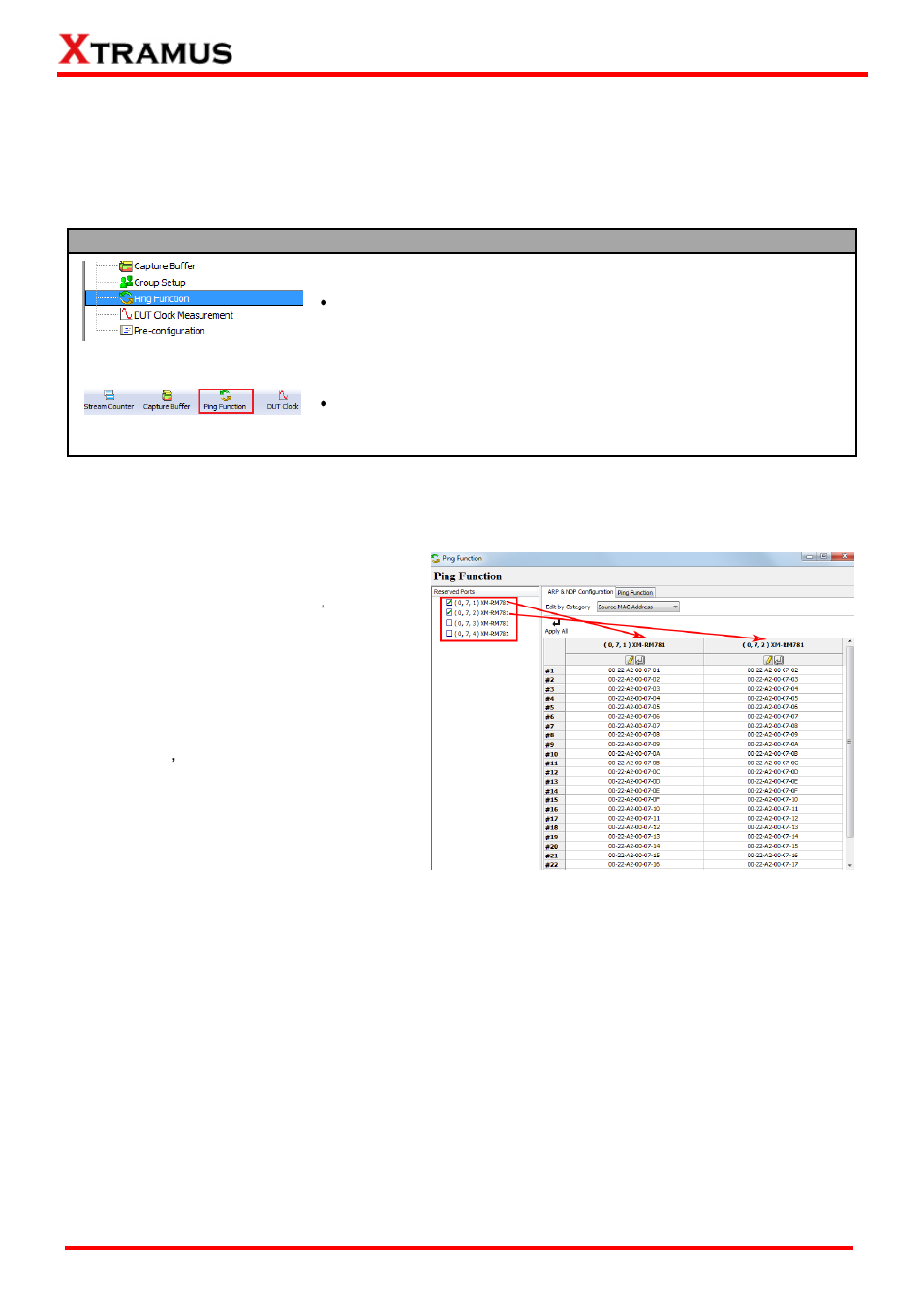 Ping function | Xtramus NuWIN-RM V1.4 User Manual | Page 78 / 111