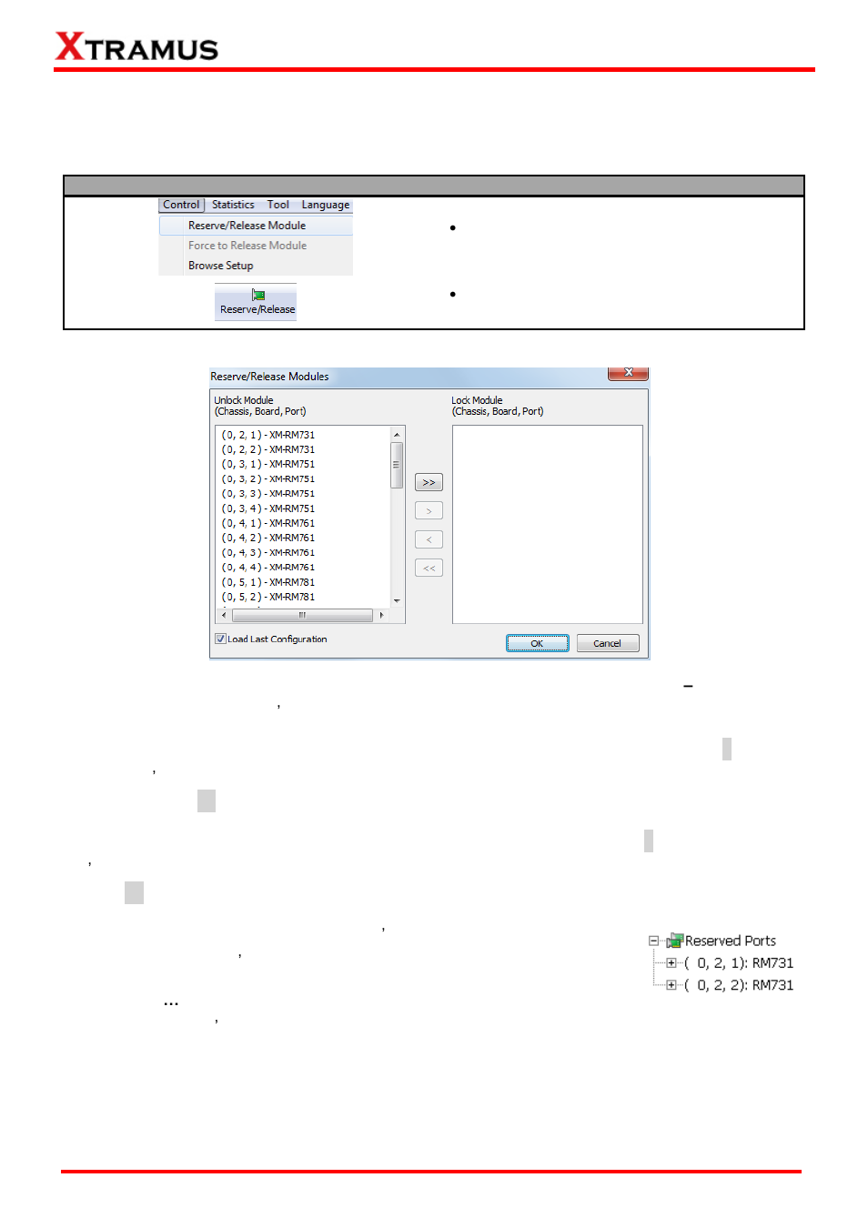 Reserve/release module | Xtramus NuWIN-RM V1.4 User Manual | Page 90 / 111