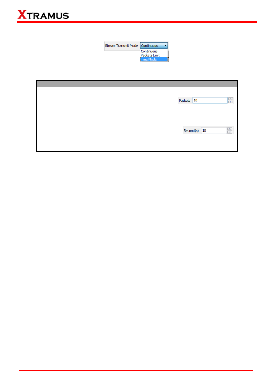 Stream transmit mode | Xtramus NuWIN-RM V1.4 User Manual | Page 94 / 111