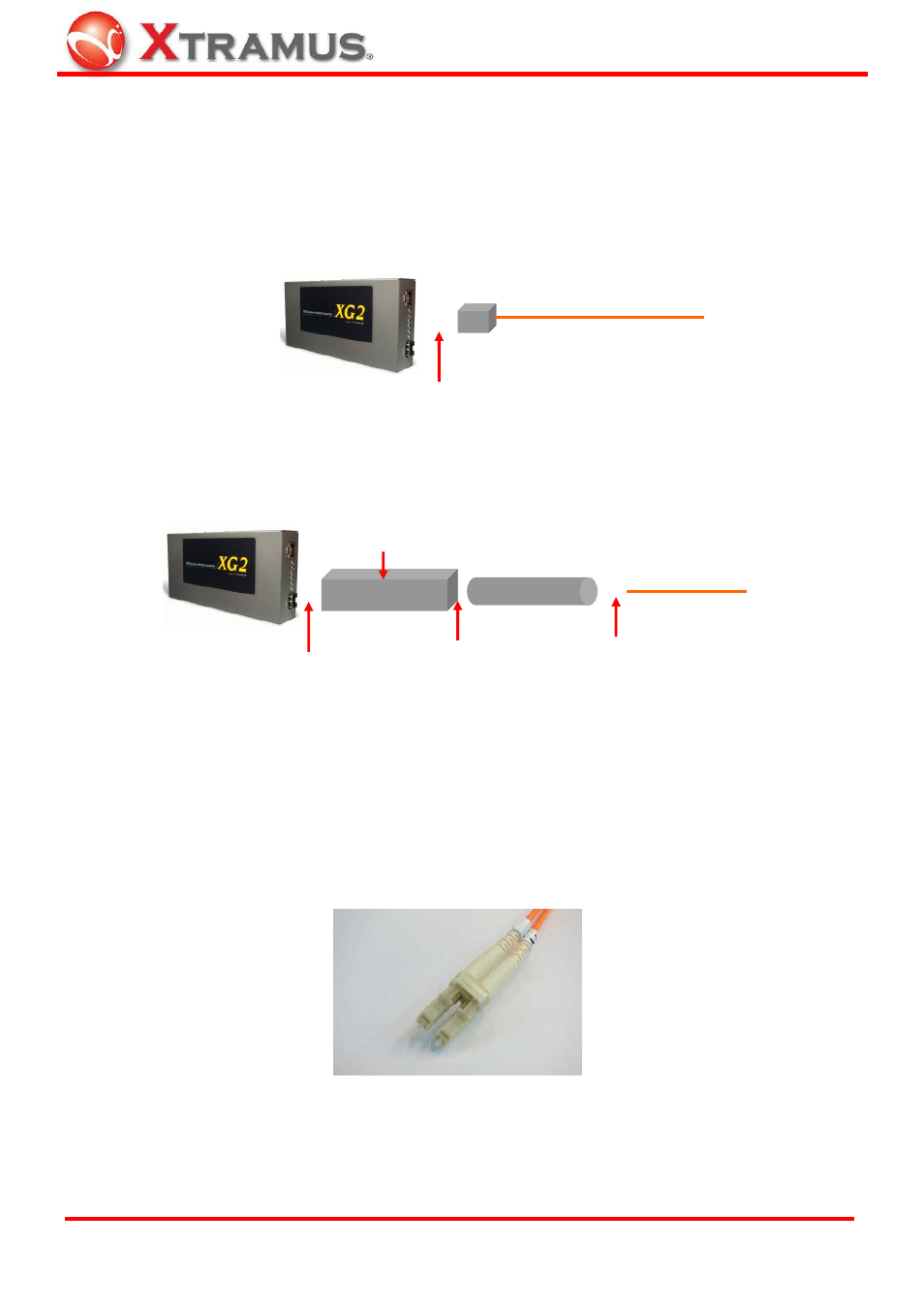 Connection of utp cable and optical fiber, 10gbase-t (copper wire), 10gbase-r (optical fiber) | Xtramus XG2 V1.3 User Manual | Page 14 / 27