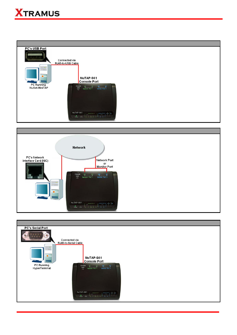 Hardware installation for nutap-s61 management | Xtramus NuTAP-S61 V1.2 User Manual | Page 10 / 75