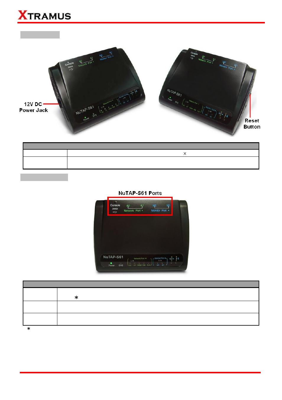 Xtramus NuTAP-S61 V1.2 User Manual | Page 8 / 75