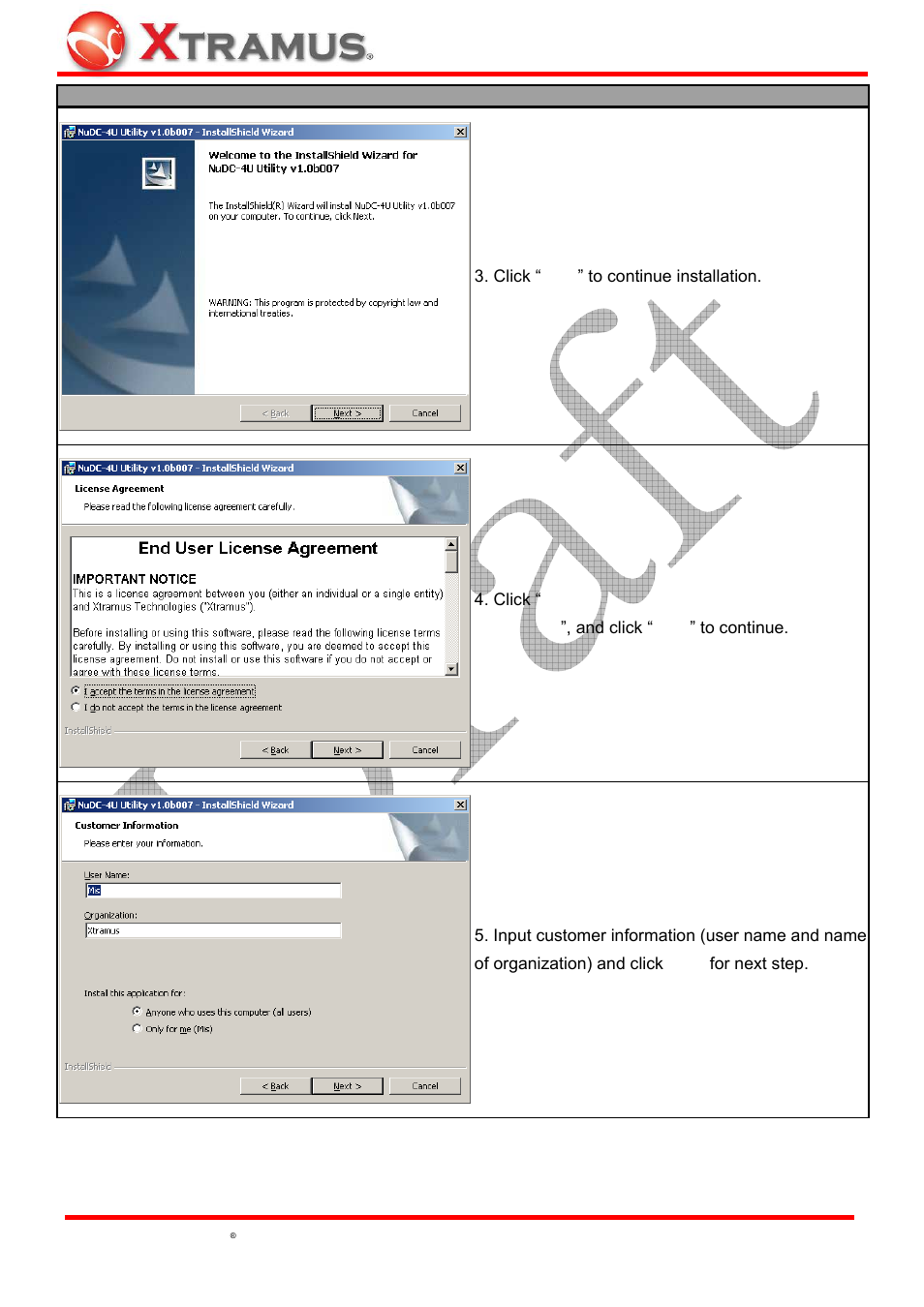 Xtramus NuDC-4U V2.1 User Manual | Page 16 / 37