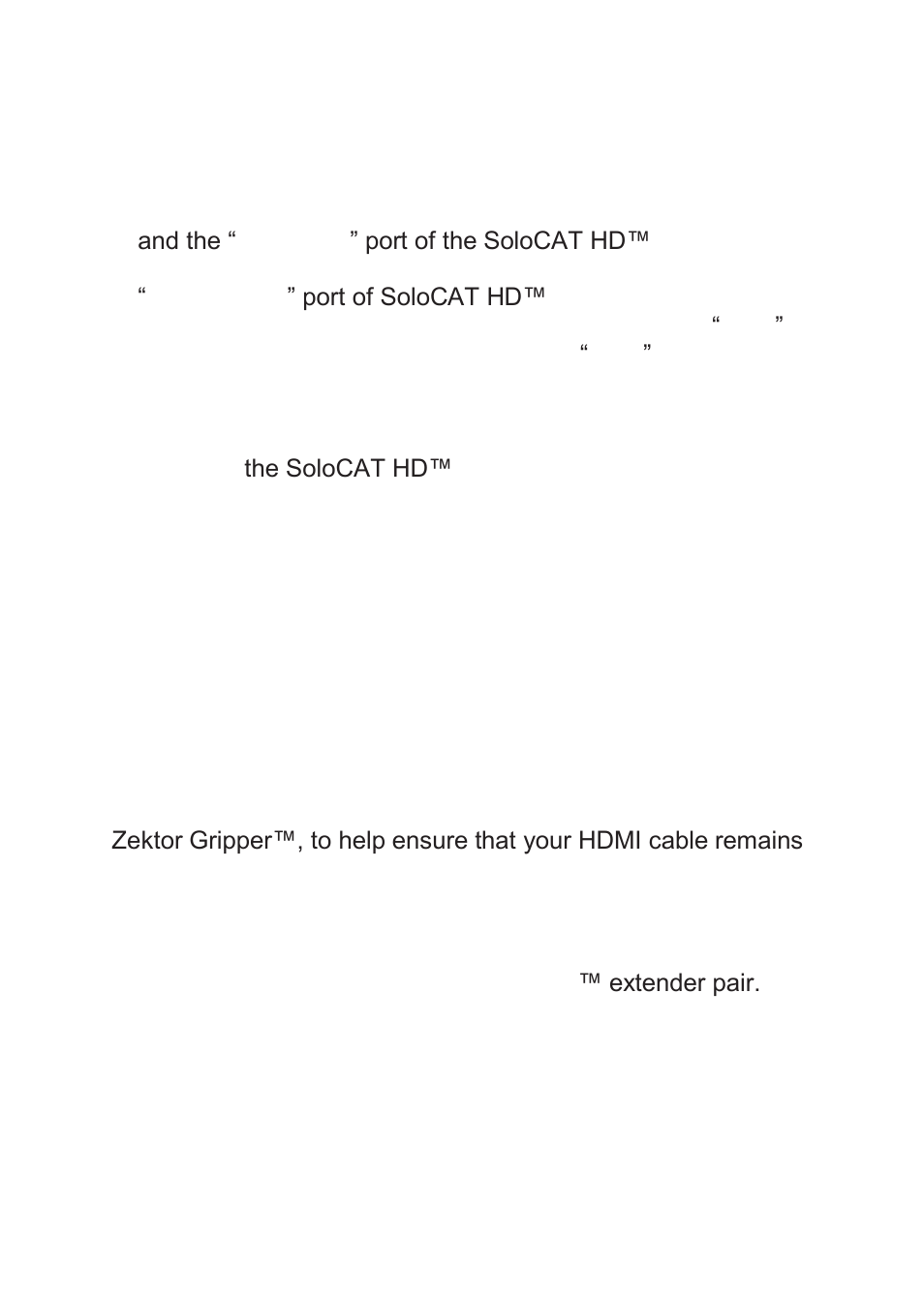 Zektor SoloCAT™ HD User Manual | Page 7 / 13