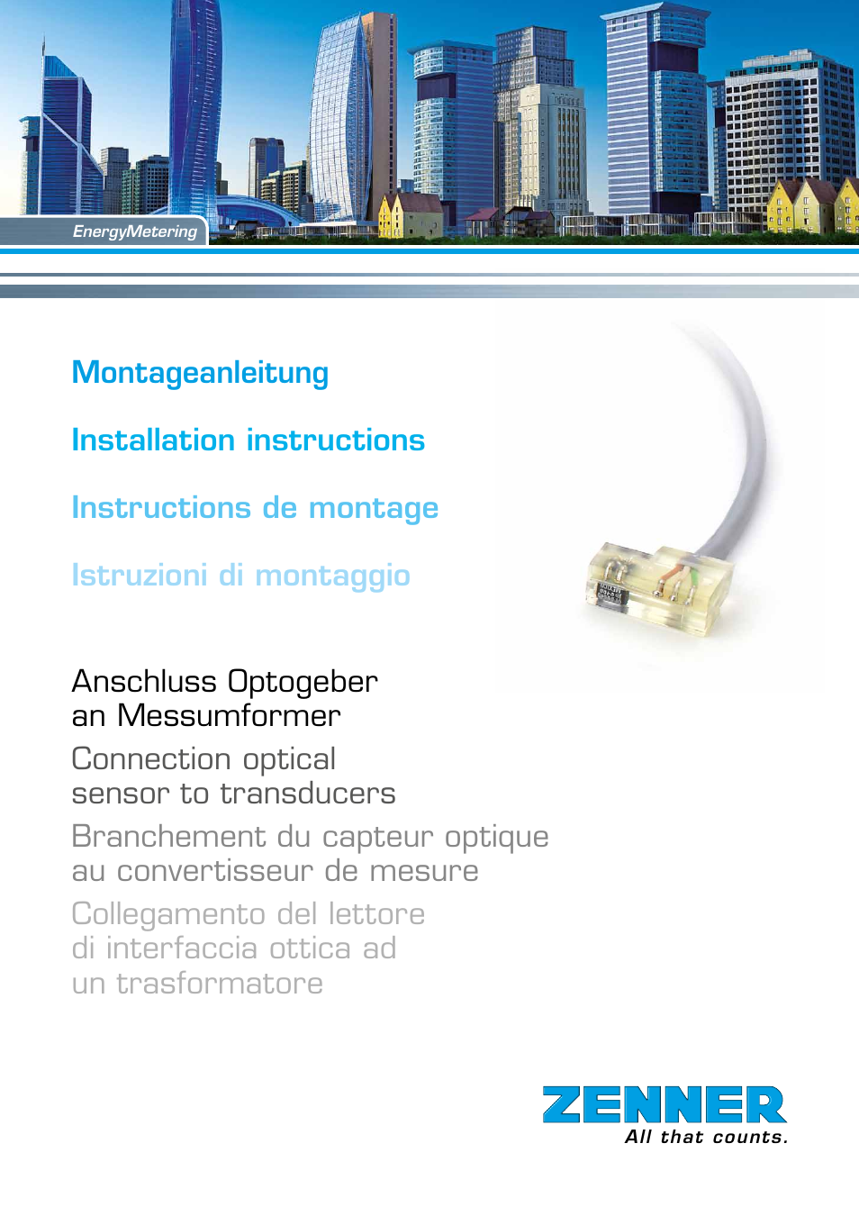 ZENNER WOLTMAN METERS User Manual | 4 pages