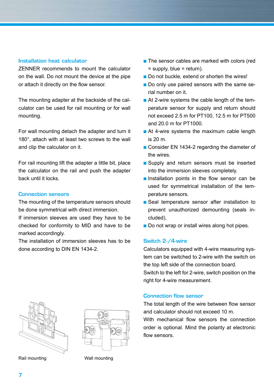 ZENNER MULTIDATA WR3 User Manual | Page 7 / 12