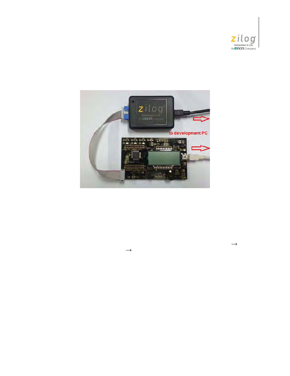 Start the s3f8s19 ledblink sample program | Zilog S3F8S19 User Manual | Page 9 / 38