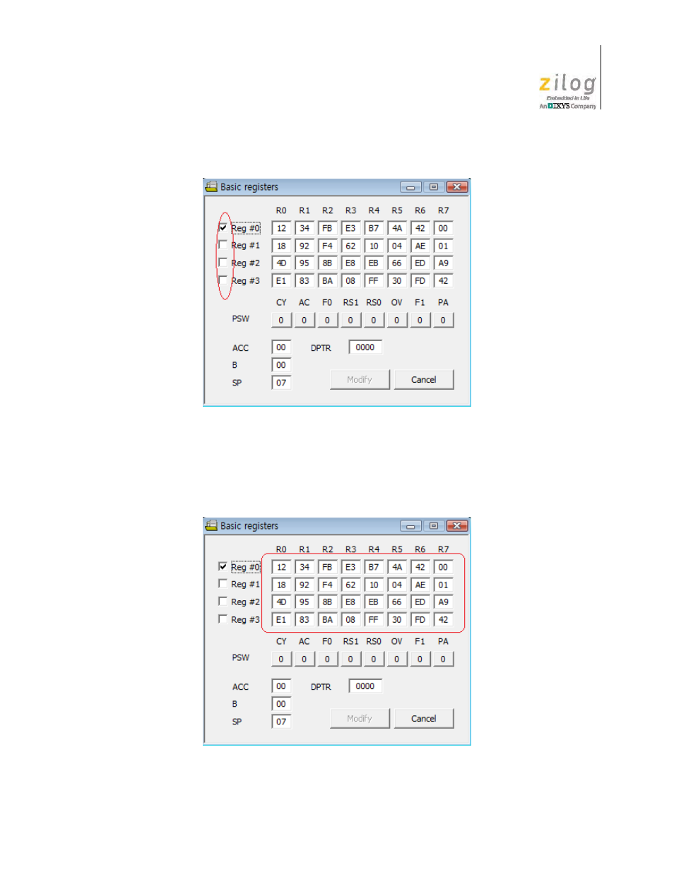 Zilog Z51F0811 User Manual | Page 43 / 96