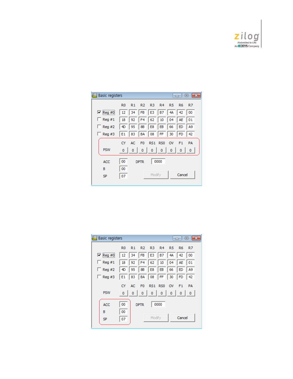 Zilog Z51F0811 User Manual | Page 44 / 96