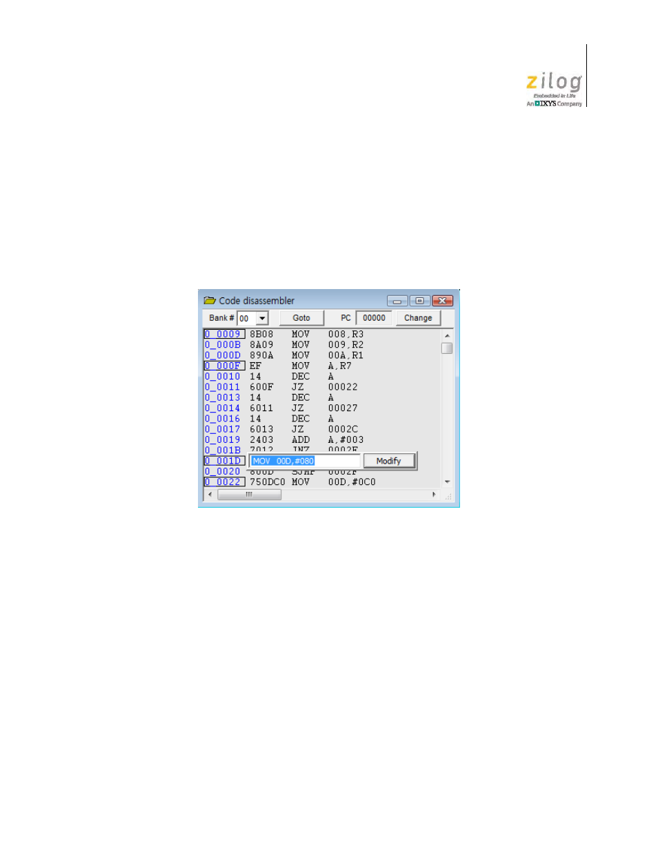 Zilog Z51F0811 User Manual | Page 47 / 96