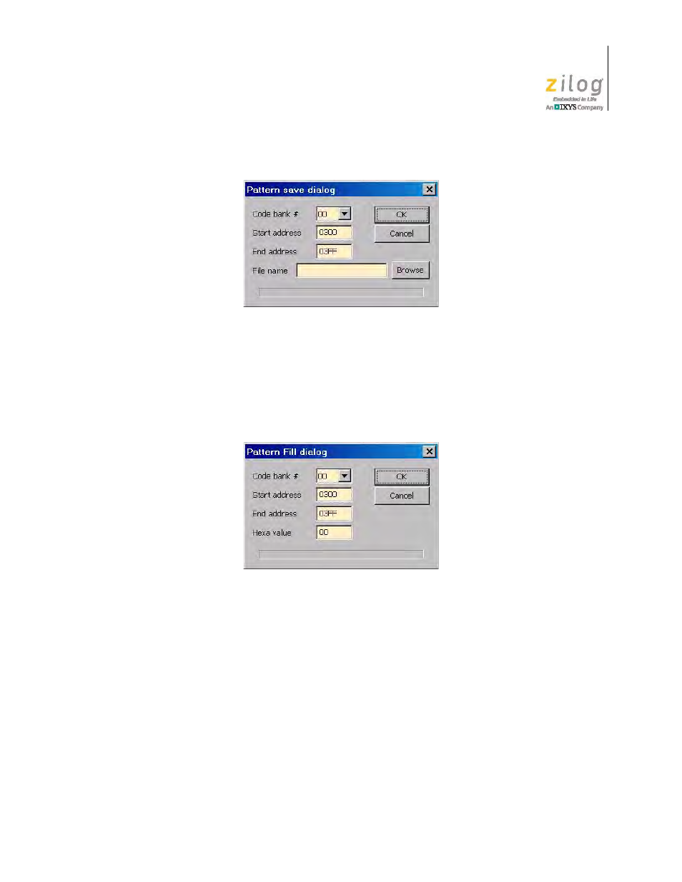 Xdata dump window | Zilog Z51F0811 User Manual | Page 52 / 96