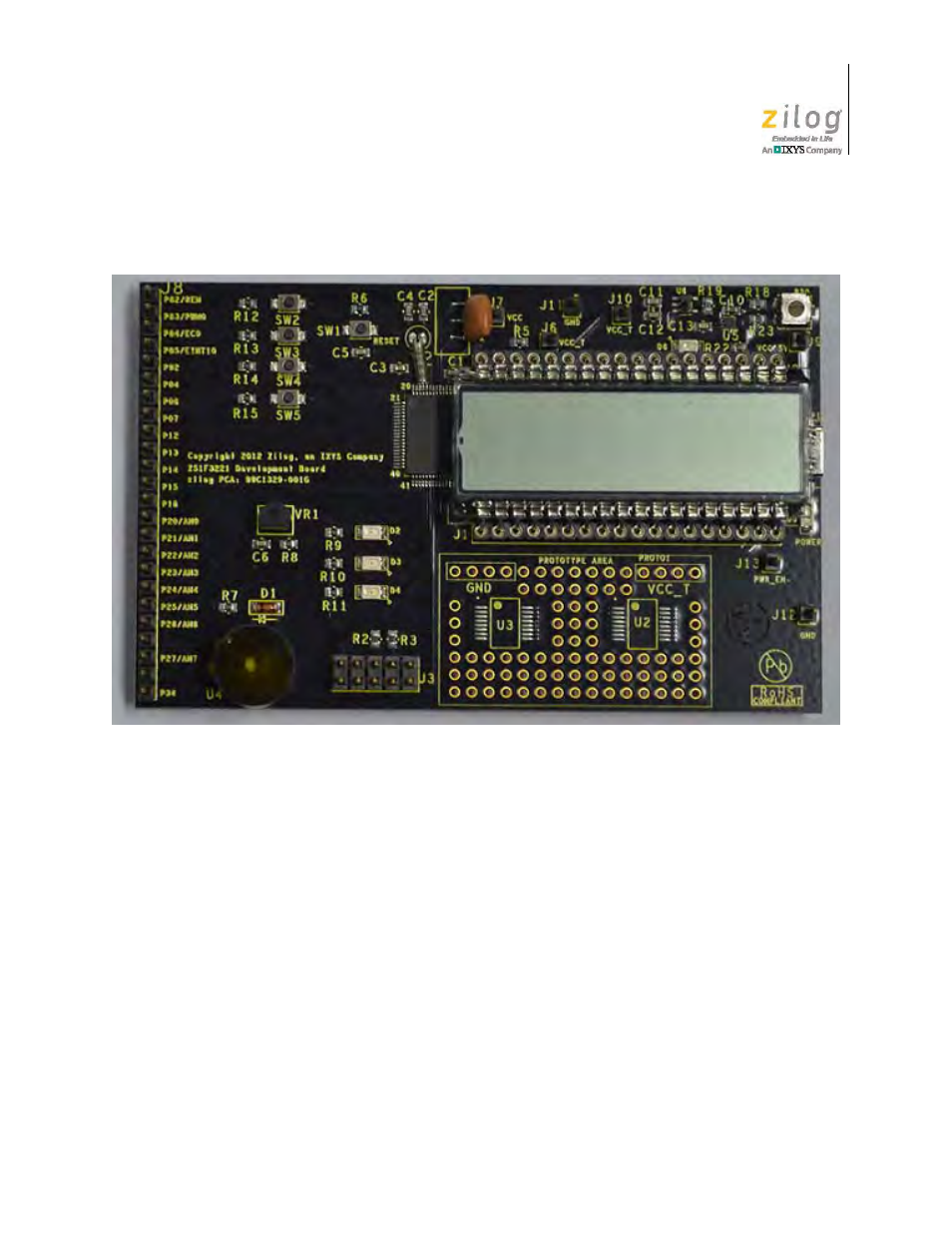 Supported operating systems, Z51f3221 development board block diagram, Figure 2 | Z51f3221 development board | Zilog Z51F3221 User Manual | Page 10 / 55