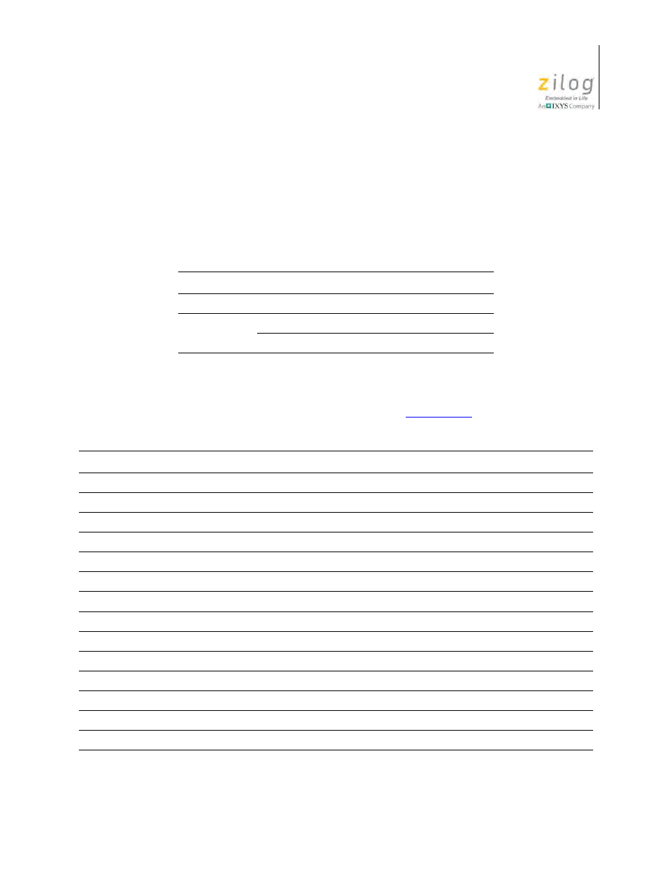 Sample projects and documentation, Table 2, Z51f6412 development kit sample projects | Z51f6412 development kit documentation | Zilog Z51F6412 User Manual | Page 42 / 54