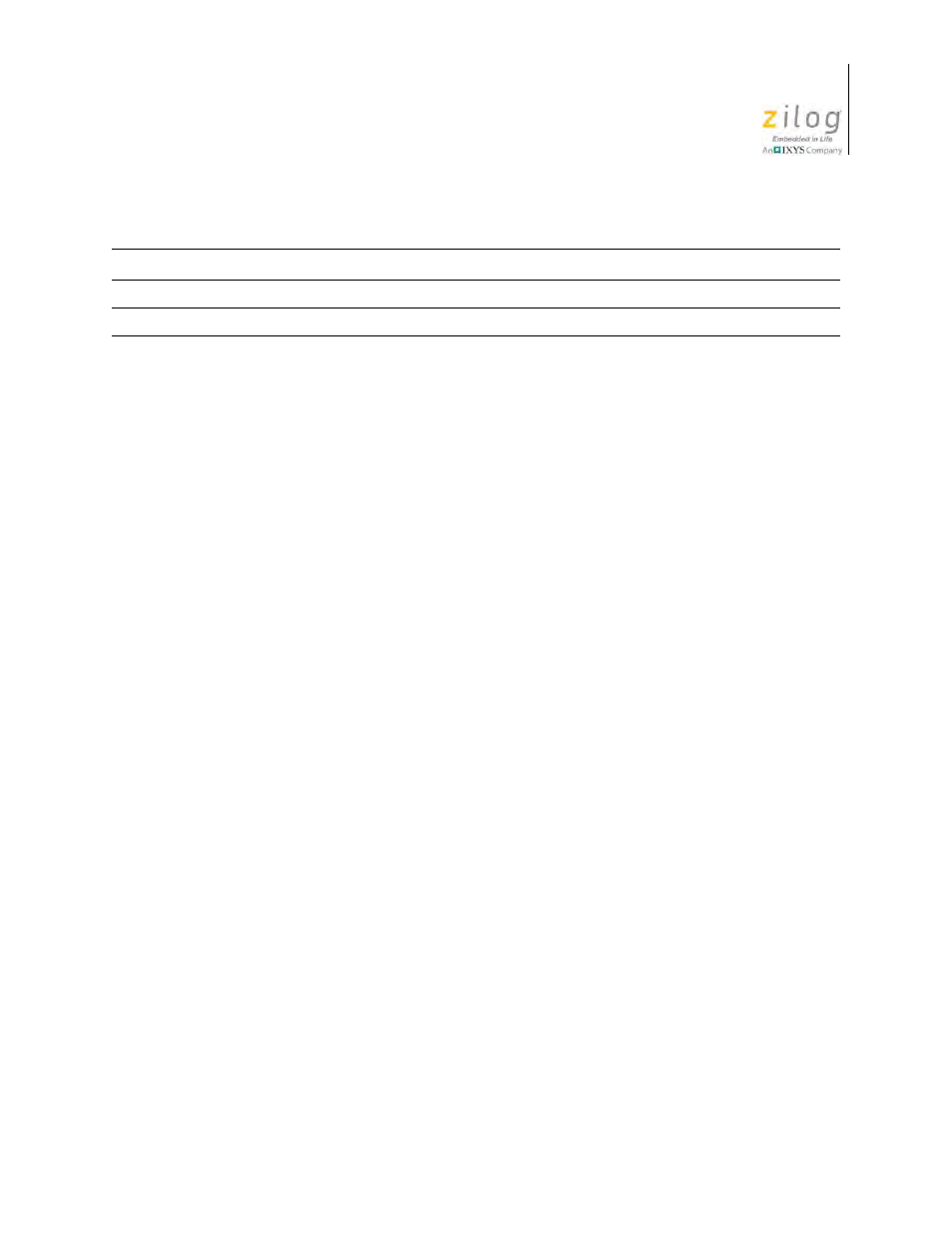 Zilog Z51F6412 User Manual | Page 43 / 54