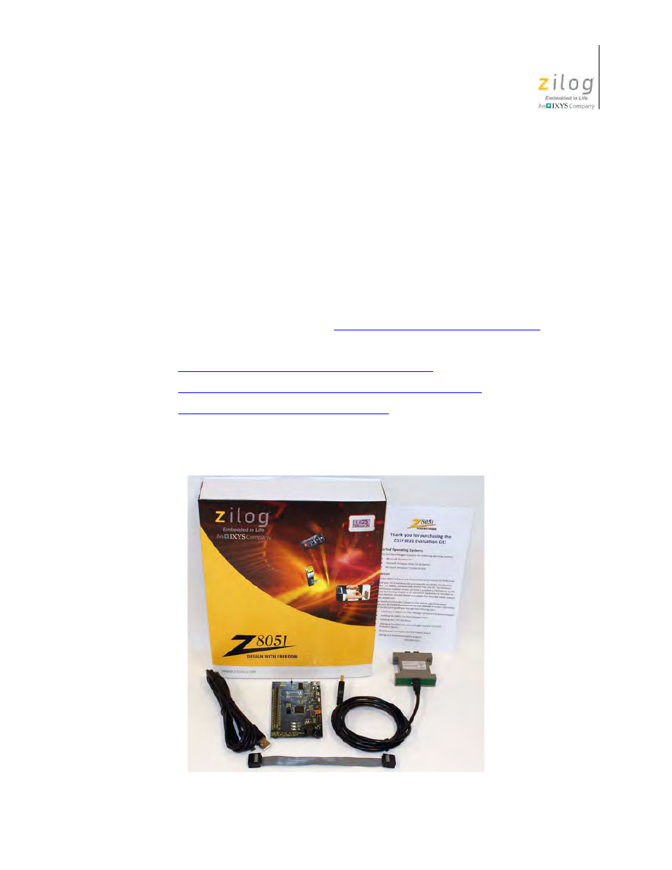 Introduction, Figure 1, The z51f6412 development kit | Zilog Z51F6412 User Manual | Page 8 / 54