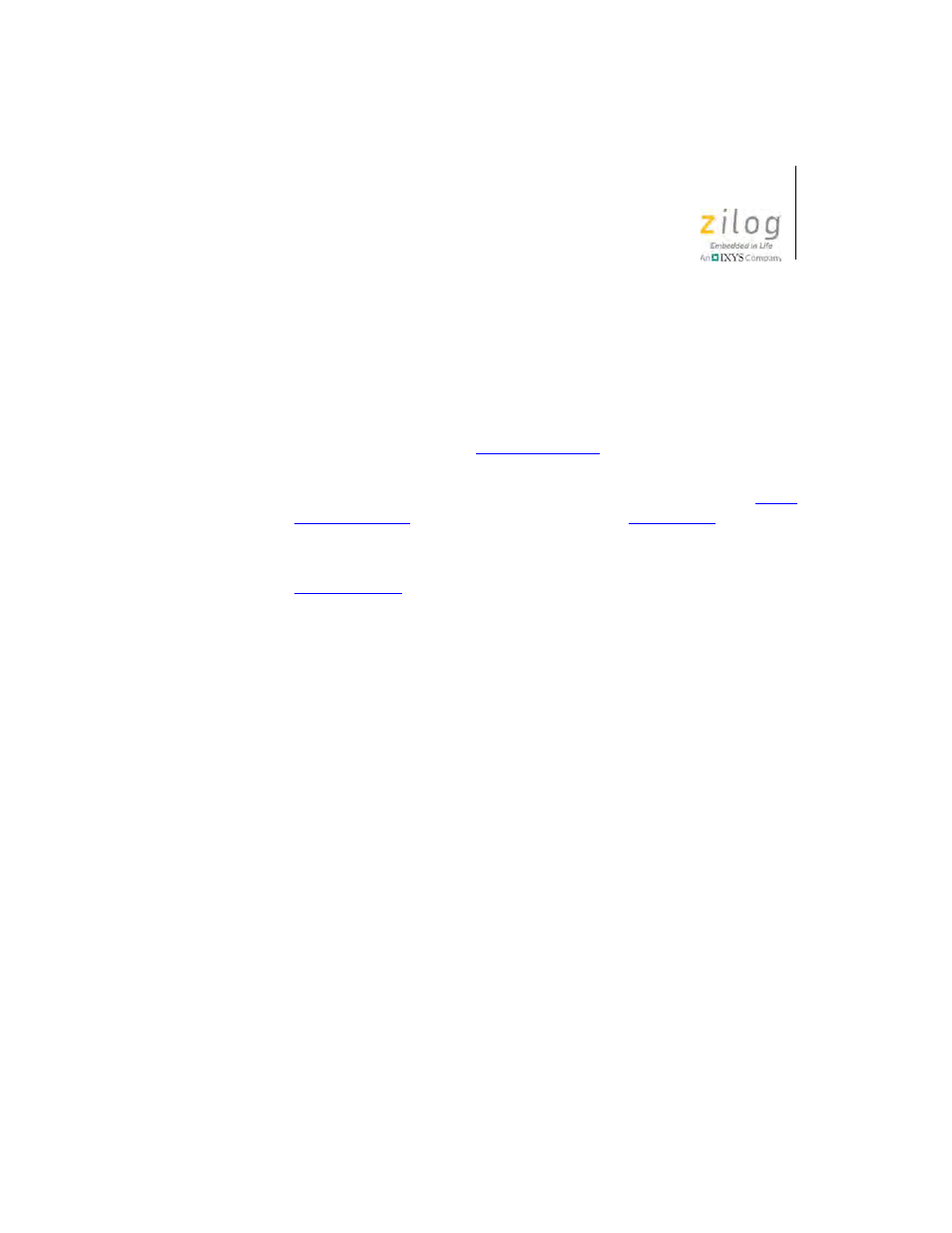 Customer support | Zilog Z16F2810 User Manual | Page 11 / 11