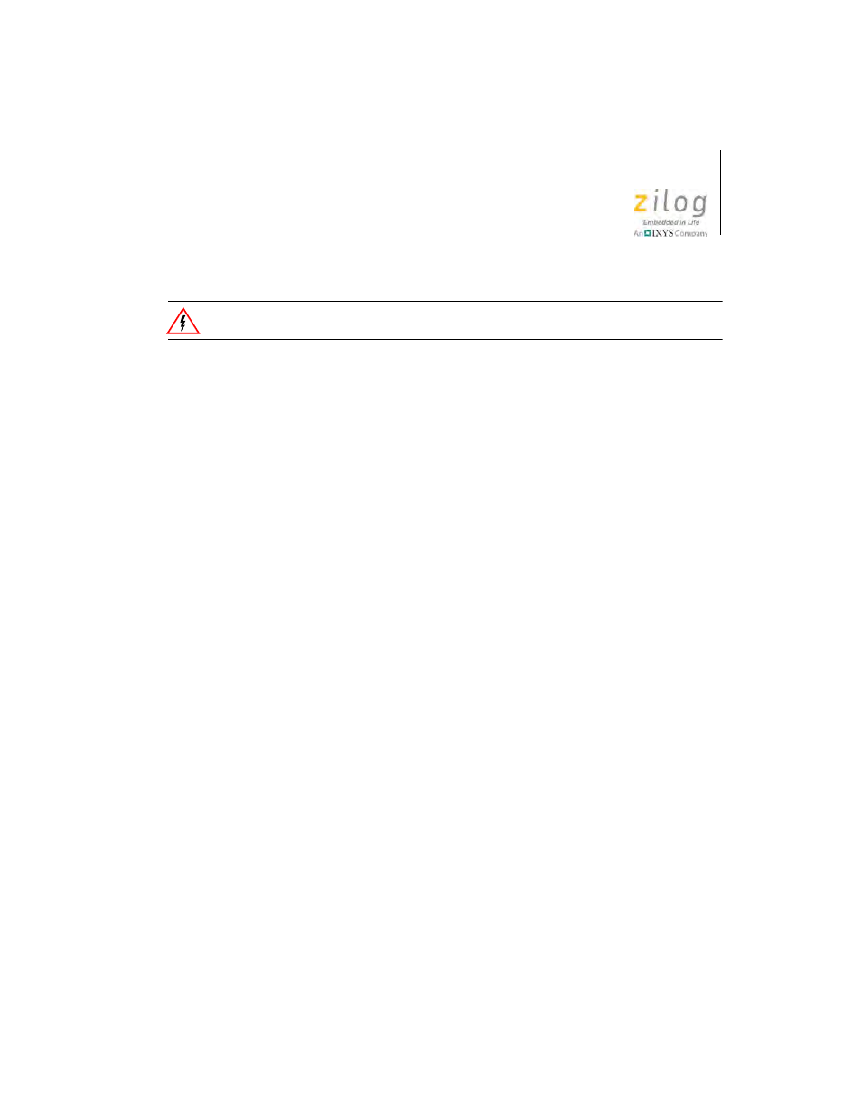 Zilog Z16F2810 User Manual | Page 2 / 11