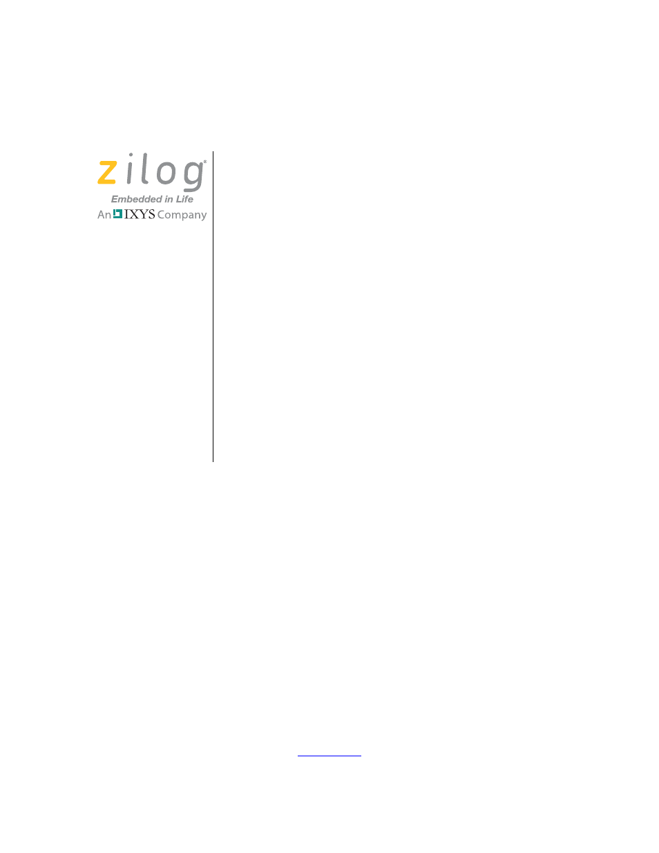 Zilog Z16F2810 User Manual | 216 pages