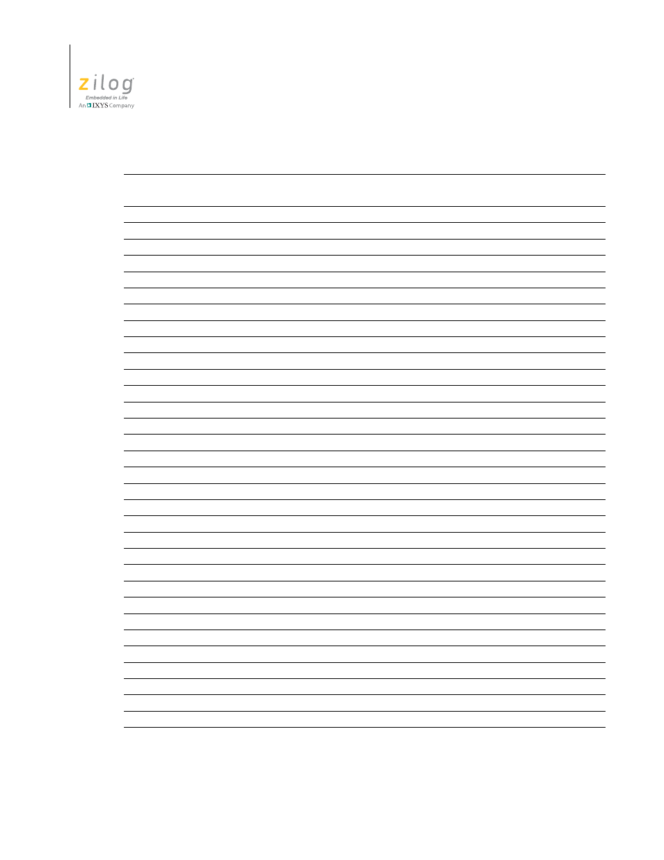 Zilog Z16F2810 User Manual | Page 106 / 216