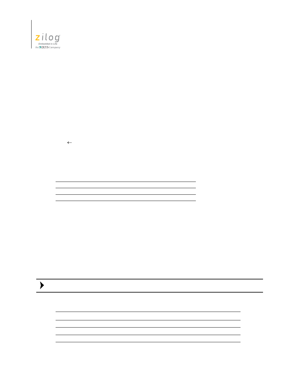 Zilog Z16F2810 User Manual | Page 124 / 216