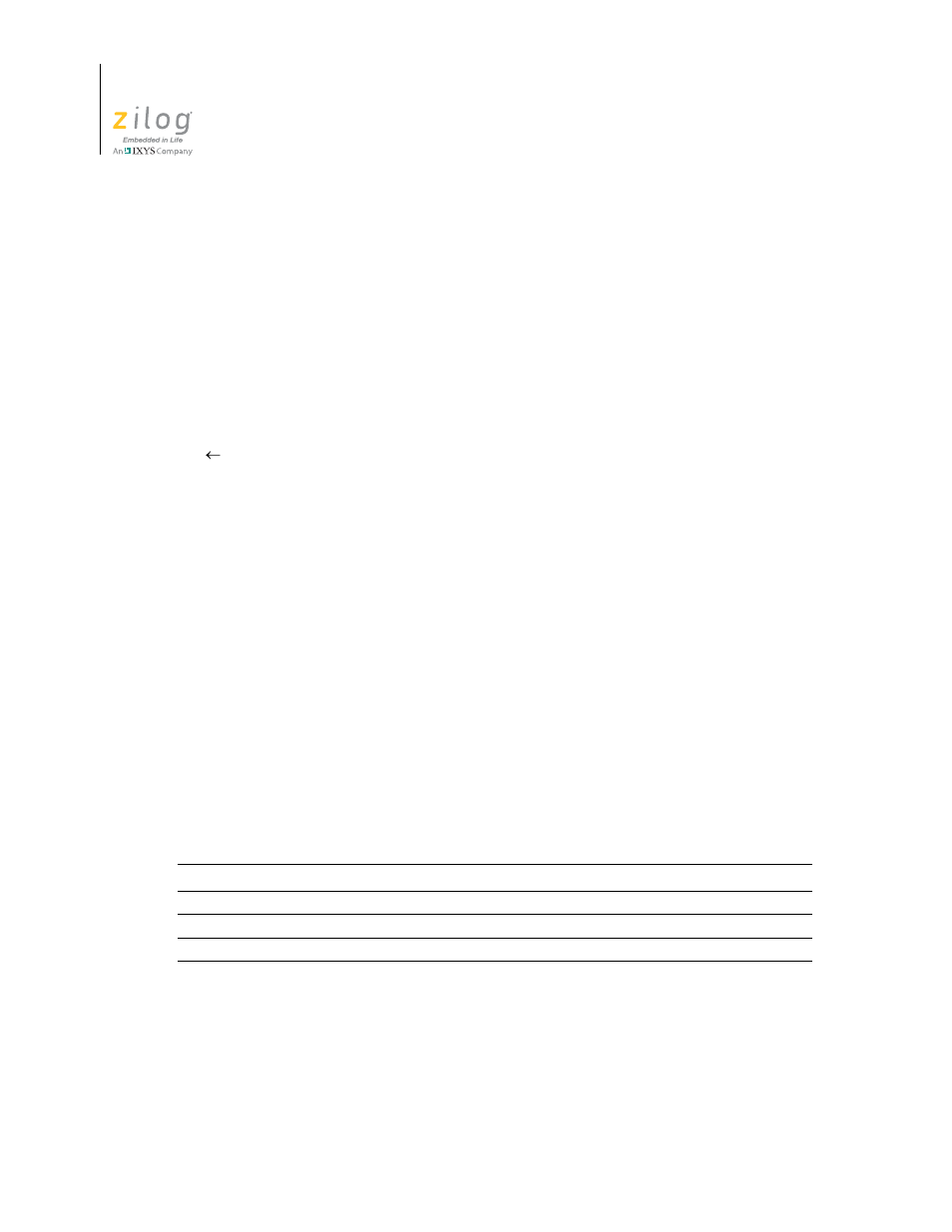 Zilog Z16F2810 User Manual | Page 128 / 216