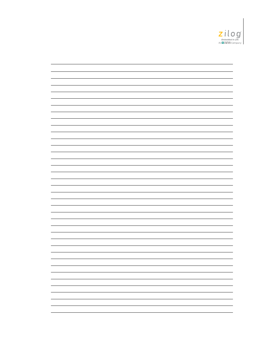 Zilog Z16F2810 User Manual | Page 133 / 216