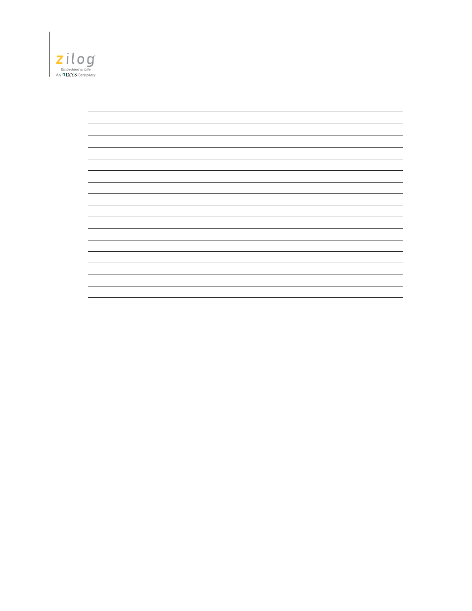 Zilog Z16F2810 User Manual | Page 134 / 216
