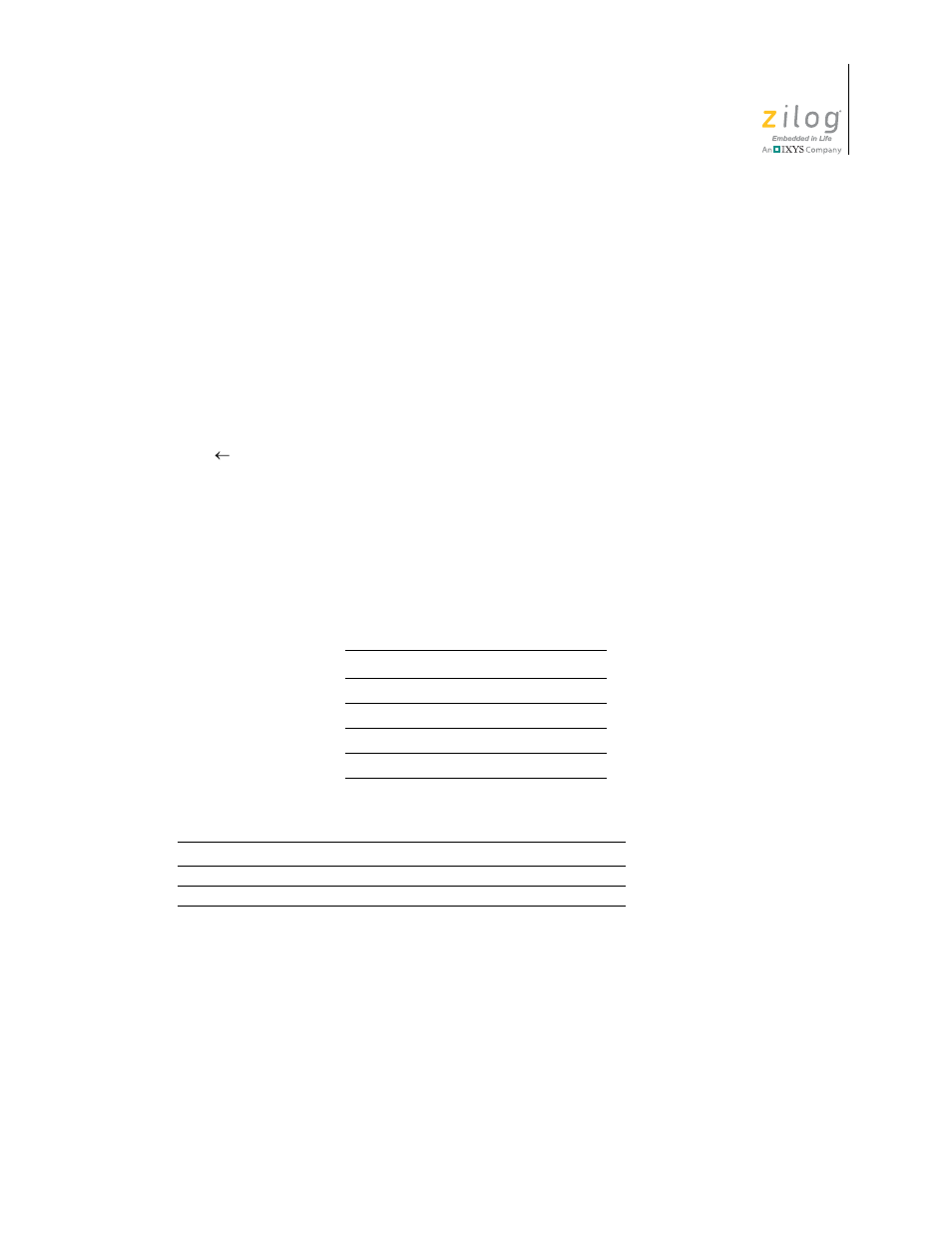 Table 22, Truth table for or | Zilog Z16F2810 User Manual | Page 147 / 216