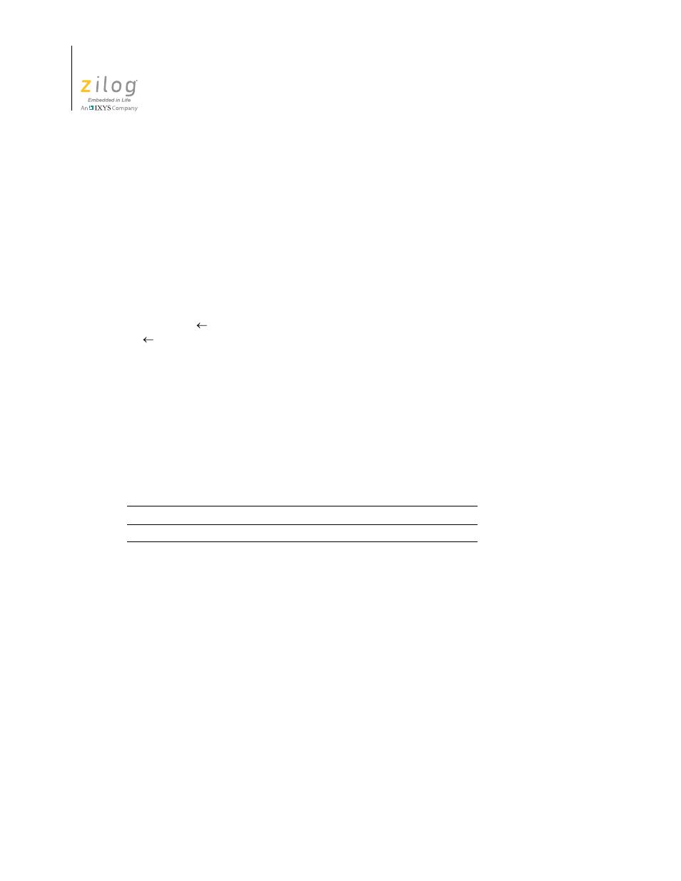 Popf | Zilog Z16F2810 User Manual | Page 152 / 216