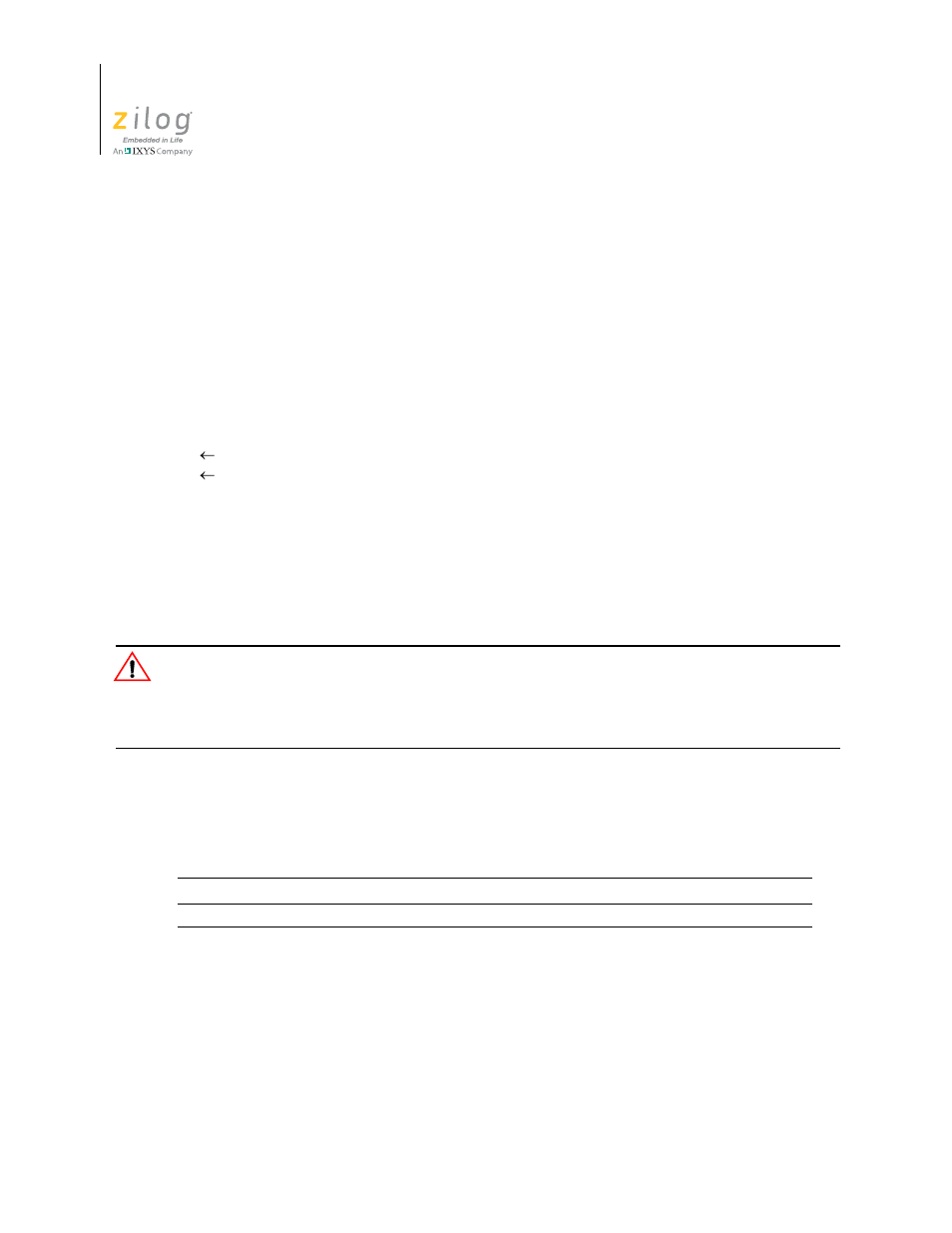 Zilog Z16F2810 User Manual | Page 162 / 216