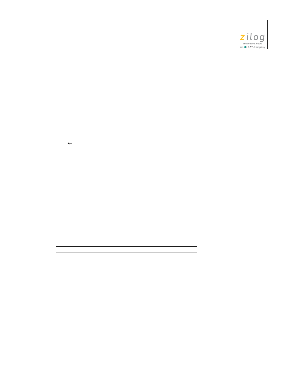 Zilog Z16F2810 User Manual | Page 165 / 216