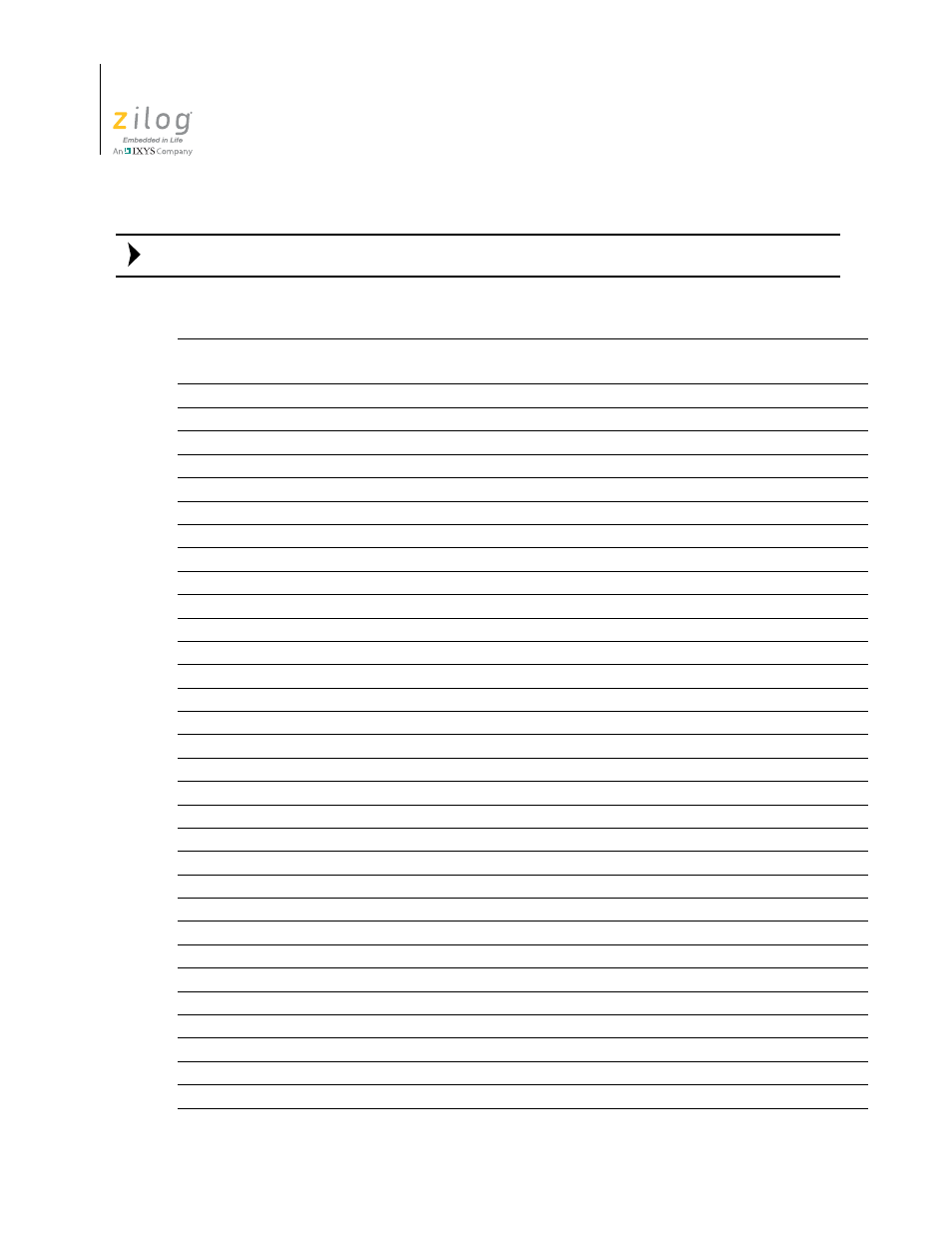 Zilog Z16F2810 User Manual | Page 166 / 216