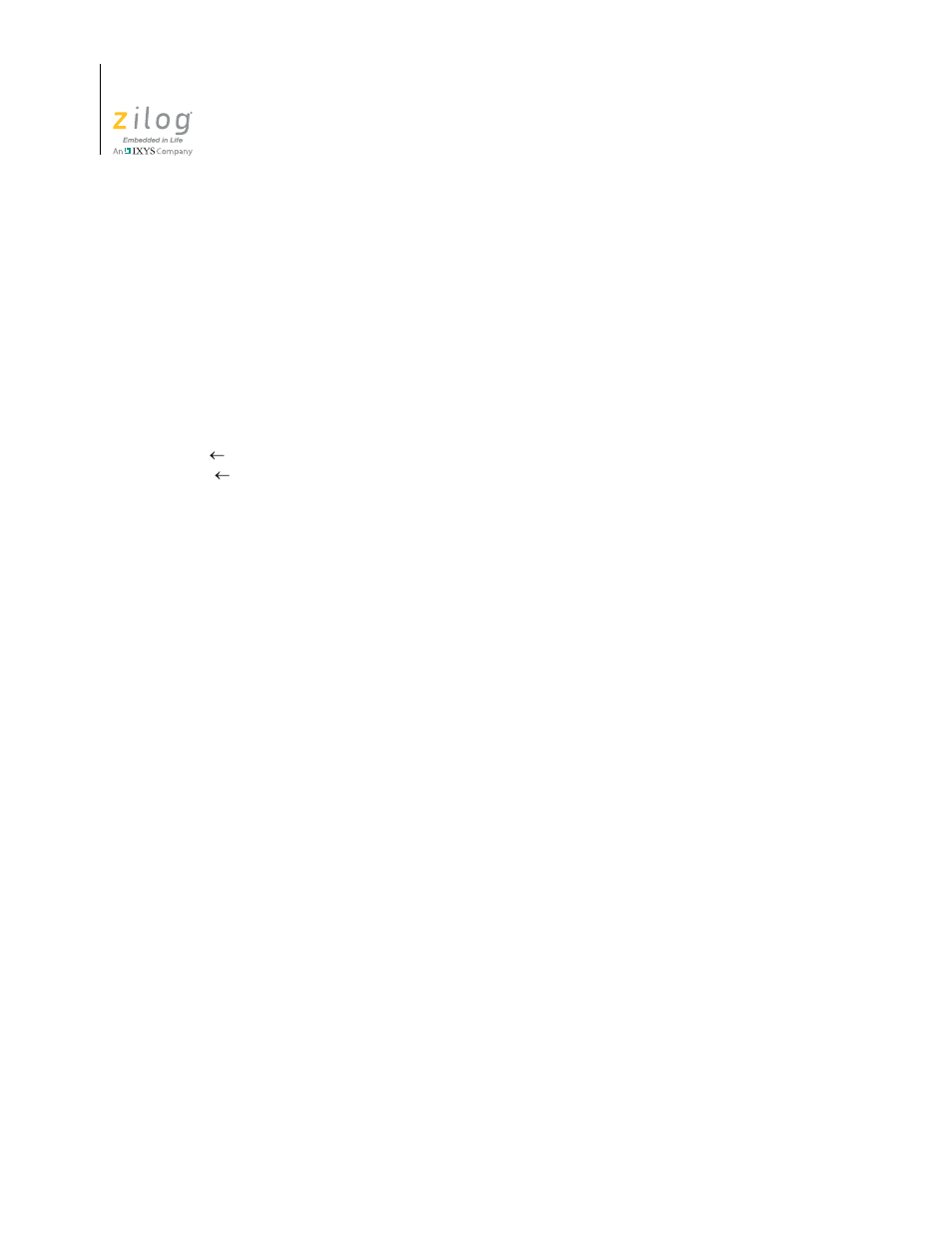Sdiv | Zilog Z16F2810 User Manual | Page 168 / 216
